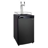 Kegco 20" Wide Cold Brew Coffee Single Tap Black Kegerartor - ICK19B-1NK